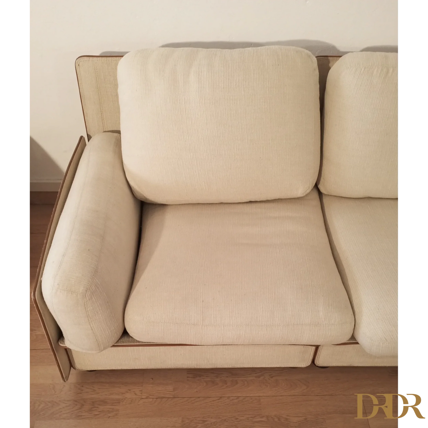 Cuscino di divano color crema del Modello Redifiori Set di Riccardo Arbizzoni