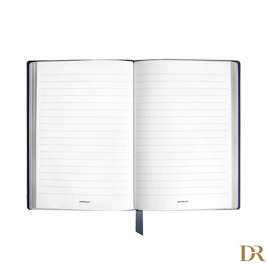 Montblanc blocco note #146 a righe Meisterstück Around the World in 80 Days blu 134713