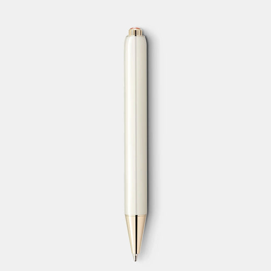 Montblanc penna a sfera Montblanc Heritage Rouge et Noir “Baby” Edizione Speciale color avorio 128123
