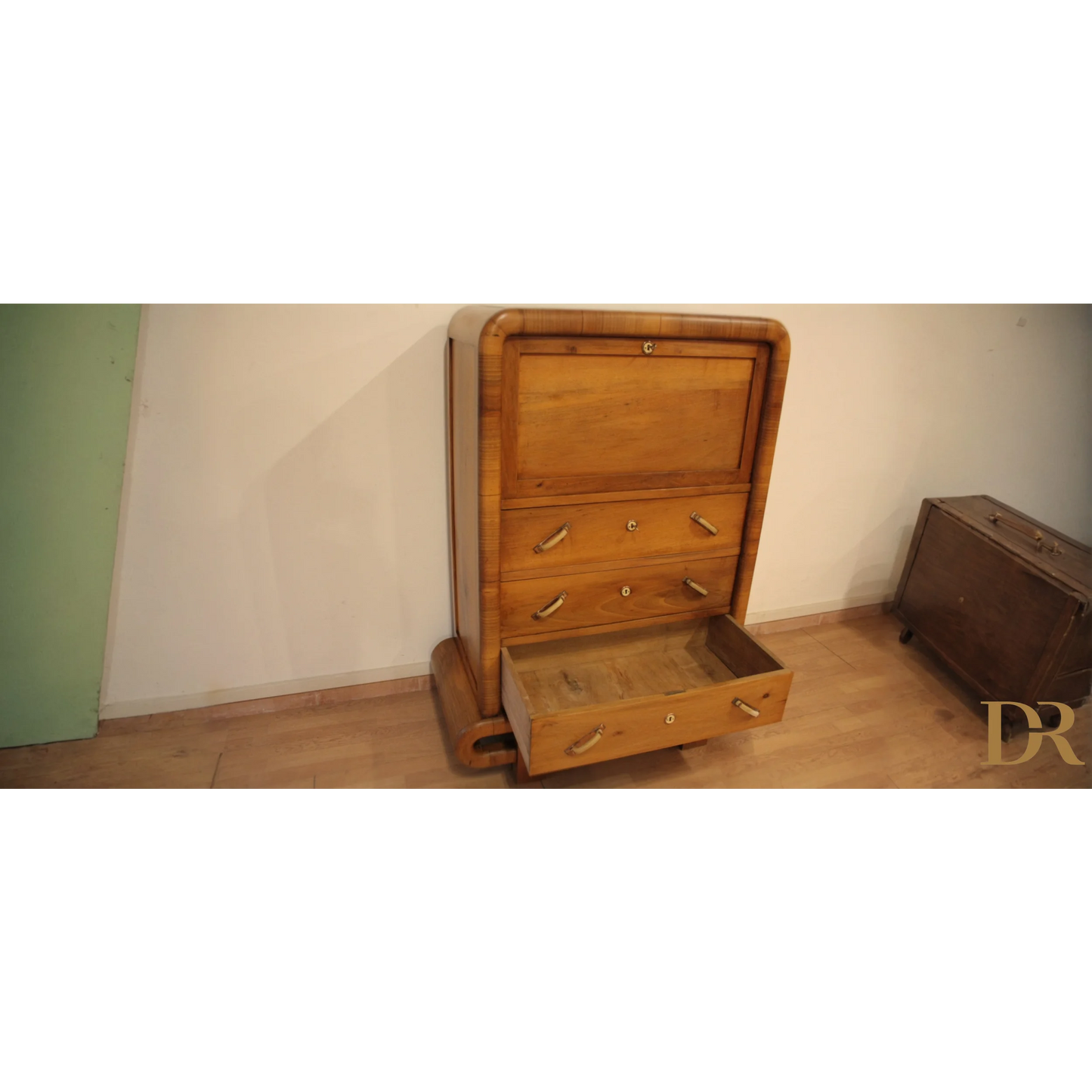 Secretaire in noce Art Decò anni 50 stile mid century modern Italia