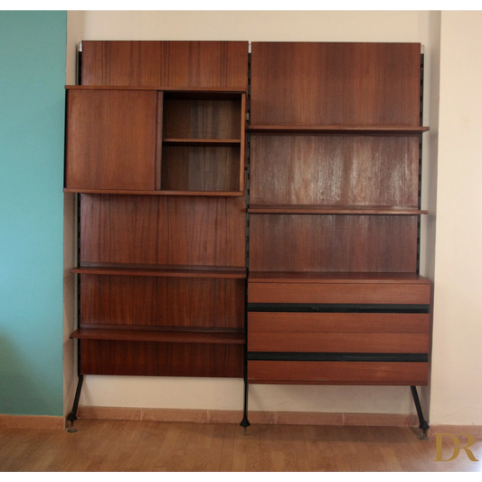Modulare Urio parete modulare Urio libreria due moduli di Luisa Parisi Italia 60’s