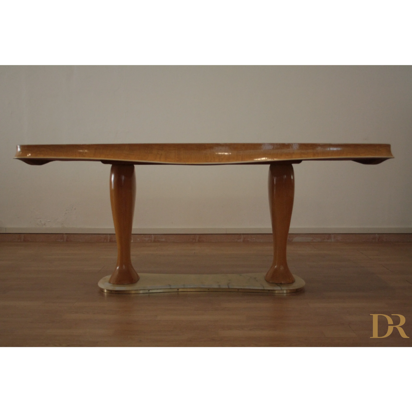 Mobile console in legno marrone Vittorio Dassi per pranzo mid-century moderno