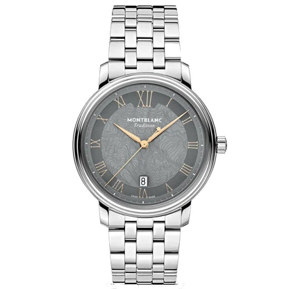 Montre Montblanc Tradition Automatic Date 40 mm Gris Acier Automatique 132433
