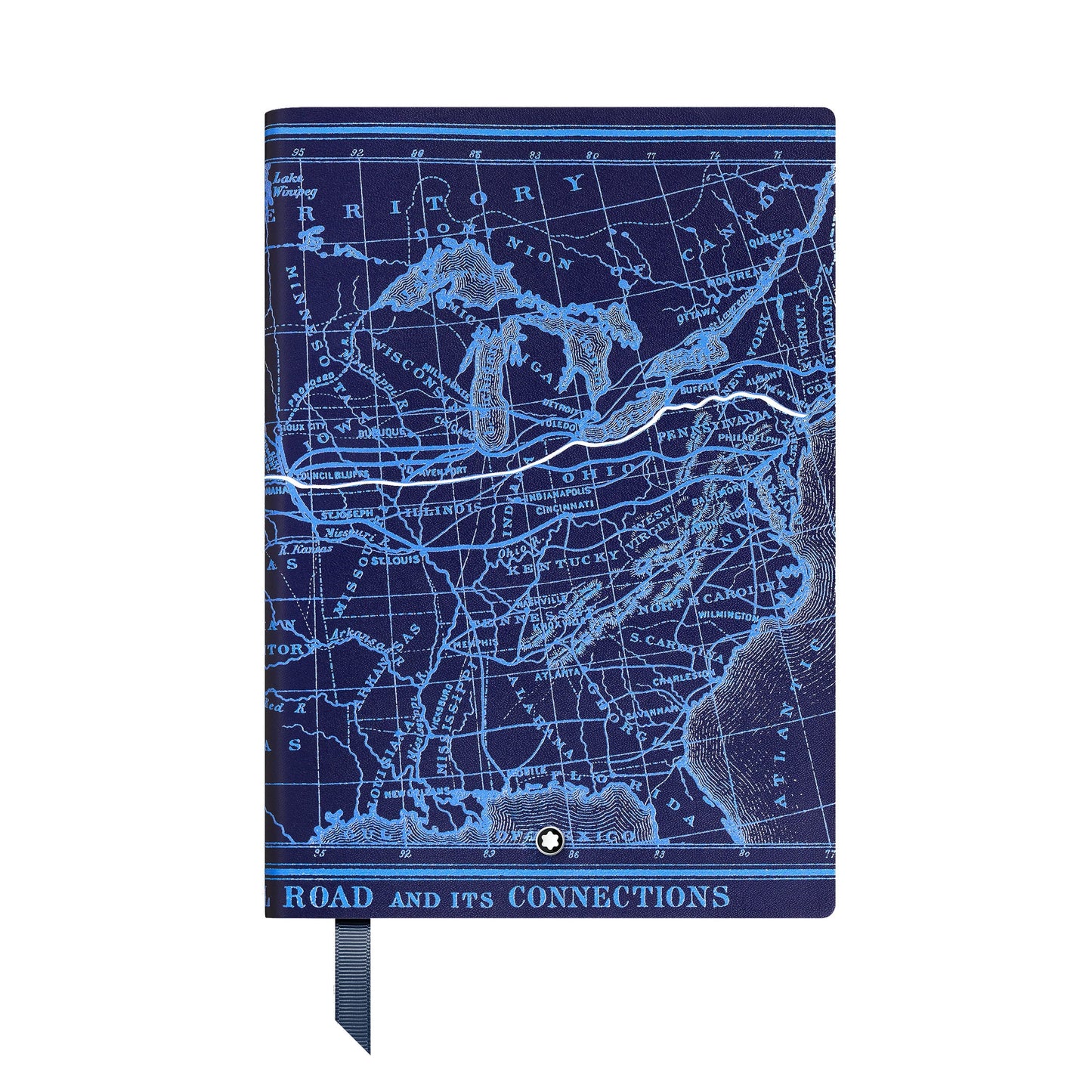 Montblanc Notizbuch #146 liniert Meisterstück Around the World in 80 Days Blau 134713