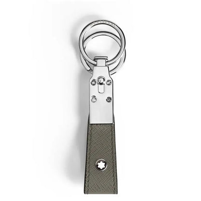 Montblanc Sartorial 中灰色钥匙扣带环 199387