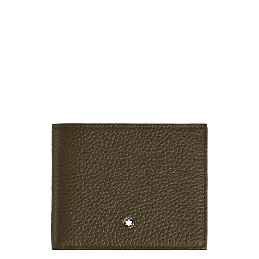 Montblanc portafoglio 6cc kaki 220197