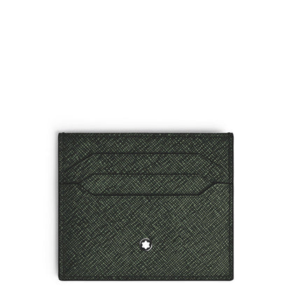 Montblanc 卡包 6 个口袋 定制斜纹布 卡其色 220390