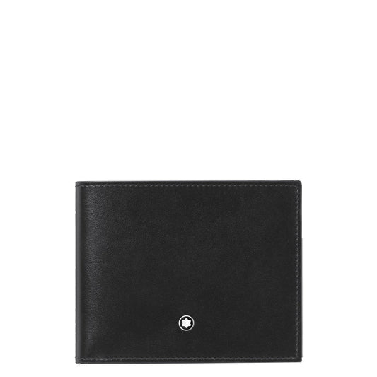 Montblanc portafoglio Meisterstück 6 scomparti nero 198308