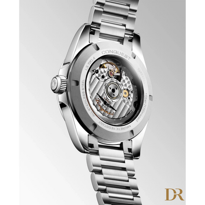 Longines orologio Conquest 38mm blu automatico acciaio L3.720.4.92.6
