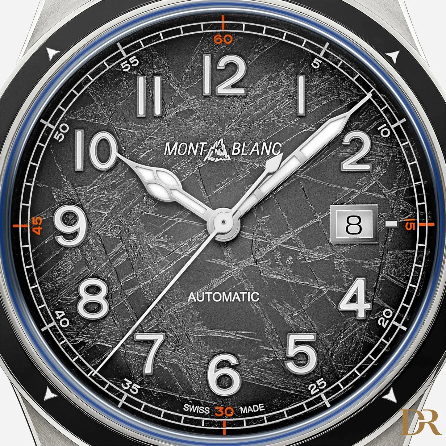 Montblanc orologio Montblanc 1858 Automatic Date 0 Oxygen The 8000 41mm grigio automatico acciaio 130984