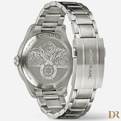 Montblanc orologio Montblanc 1858 Automatic Date 0 Oxygen The 8000 41mm grigio automatico acciaio 130984