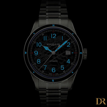 Montblanc orologio Montblanc 1858 Automatic Date 0 Oxygen The 8000 41mm grigio automatico acciaio 130984