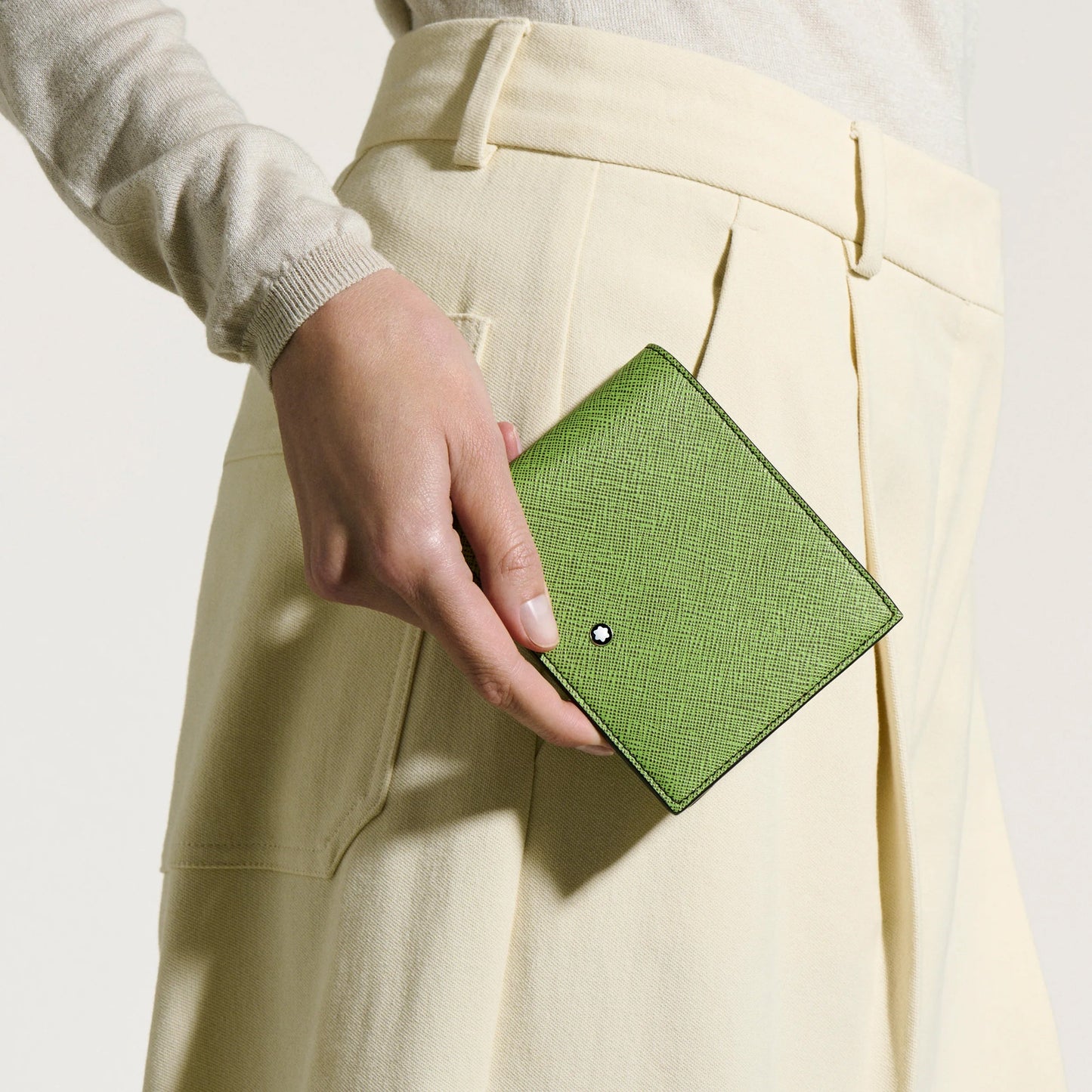 Montblanc Sartorial 8-Compartment Wallet Lime/Cassis 199356