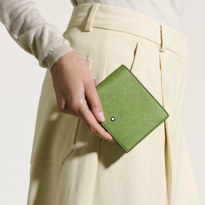 Montblanc Sartorial 8-Compartment Wallet Lime/Cassis 199356