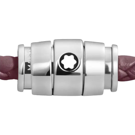 万宝龙 Meisterstück Cassis 三环钢皮表带，M 码，货号 13431363