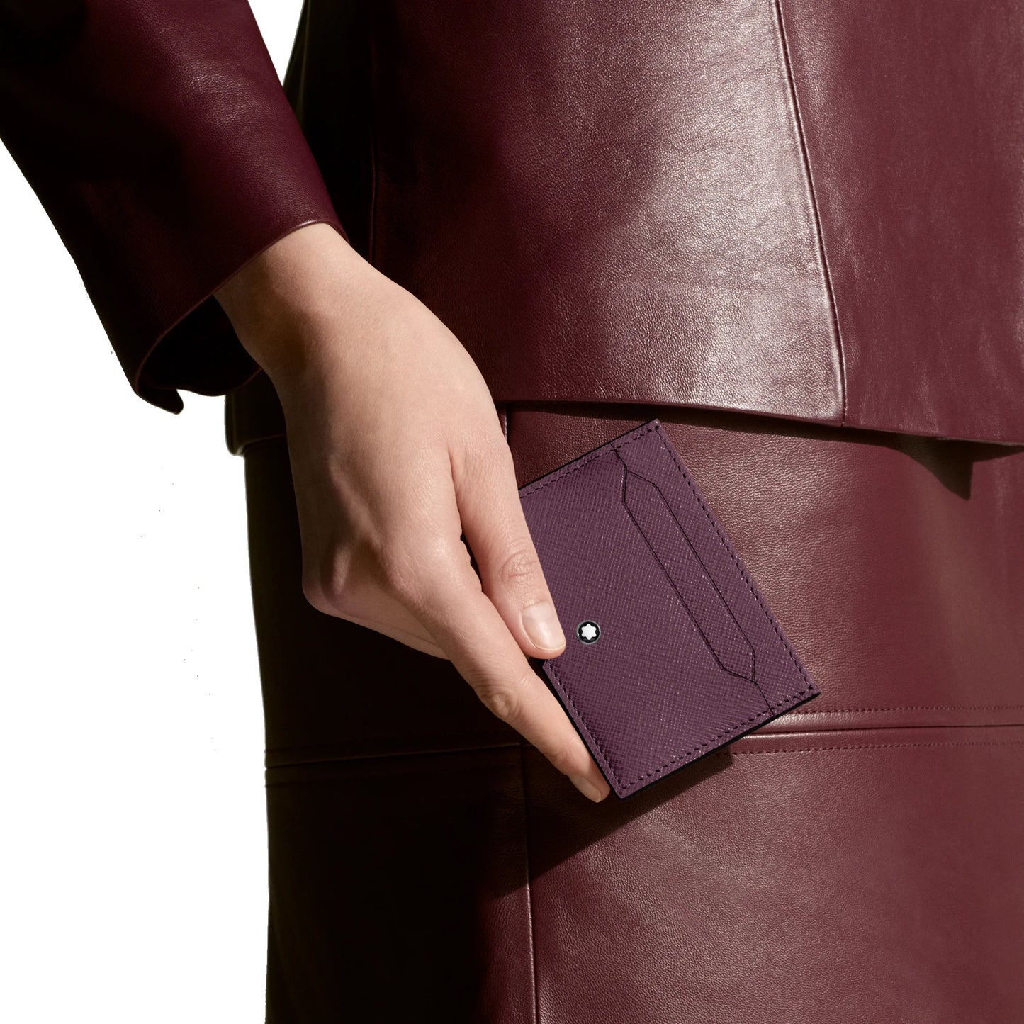 Montblanc porta carte 5 scomparti Sartorial Cassis 199375