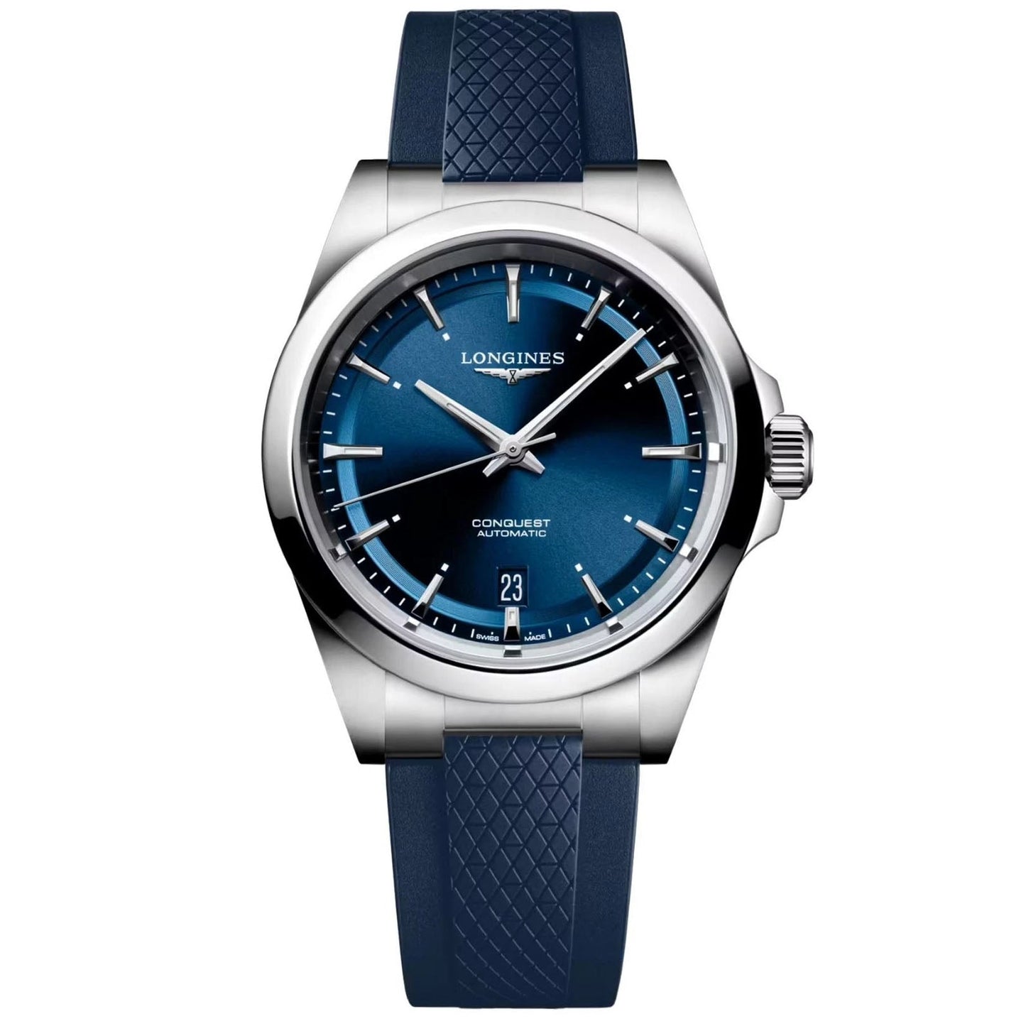 Longines Conquest 38毫米 蓝色 自动钢表 L3.720.4.92.9