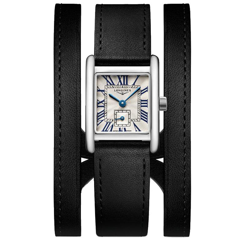 Montre Longines Mini Dolcevita 21,50 x 29,00 argent quartz acier L5.200.4.71.0