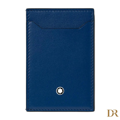 Montblanc custodia 3 scomparti Meisterstück blu 129684