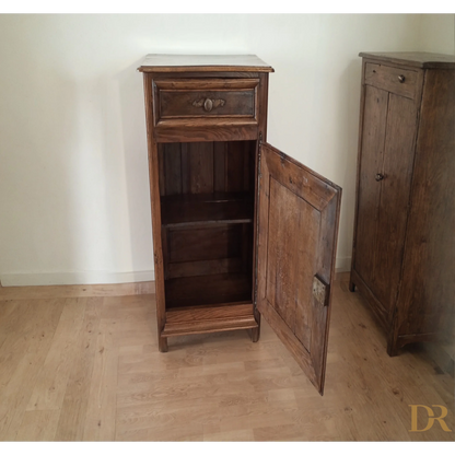 Credenza vintage in legno di rovere con cassetto e porta a battente