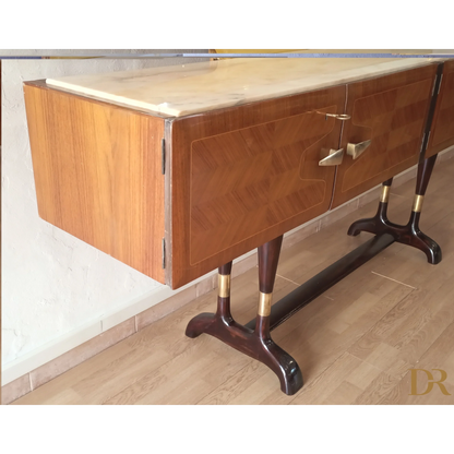 Credenza mid-century con specchio | Mobile Bar Consolle Vittorio Dassi Cecchini