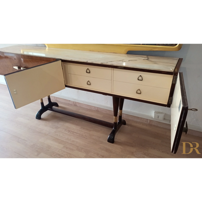 Credenza mid-century con specchio | Mobile Bar Consolle Vittorio Dassi Cecchini