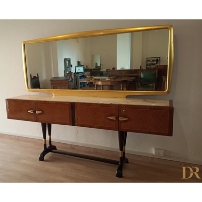 Credenza mid-century con specchio | Mobile Bar Consolle Vittorio Dassi Cecchini