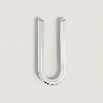 Fermasoldi dell’edizione great in acciaio a forma di u con logo montblanc inciso homage to the great gatsby