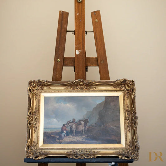 Dipinto di Joseph Paul Pettitt e George Young, i raccoglitori di cozze sulla costa sud