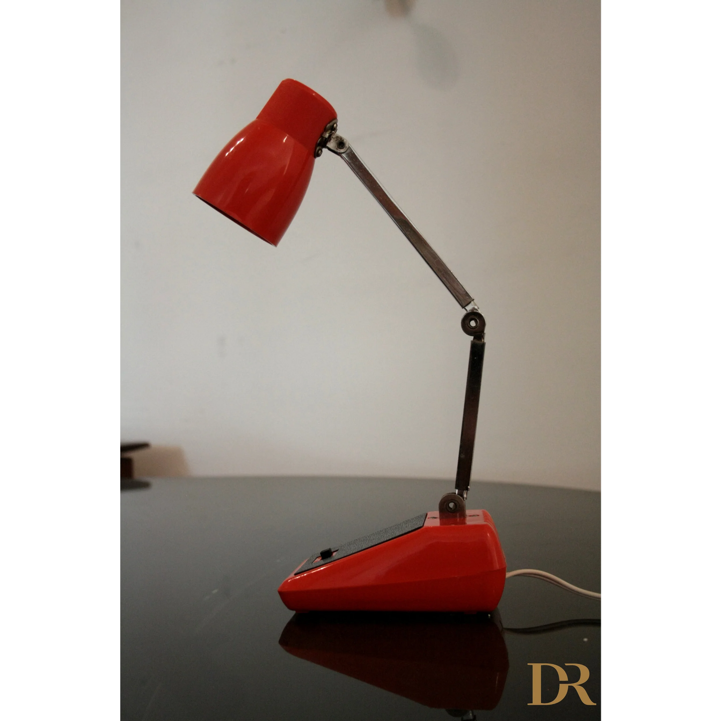 Lampada da Tavolo MG made in Hong Kong esemplare autentico, adjustable red desk lamp