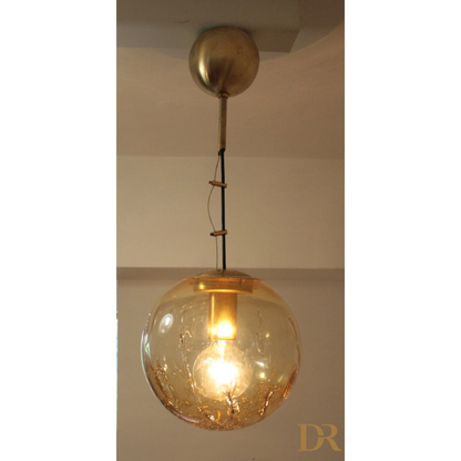 Luminoso lampadario a sospensione di La Murrina in vetro soffiato, design italiano casa