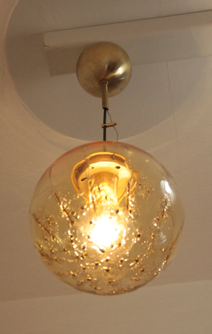 Lampadario a sospensione di La Murrina design italiano in vetro soffiato per casa anni 70