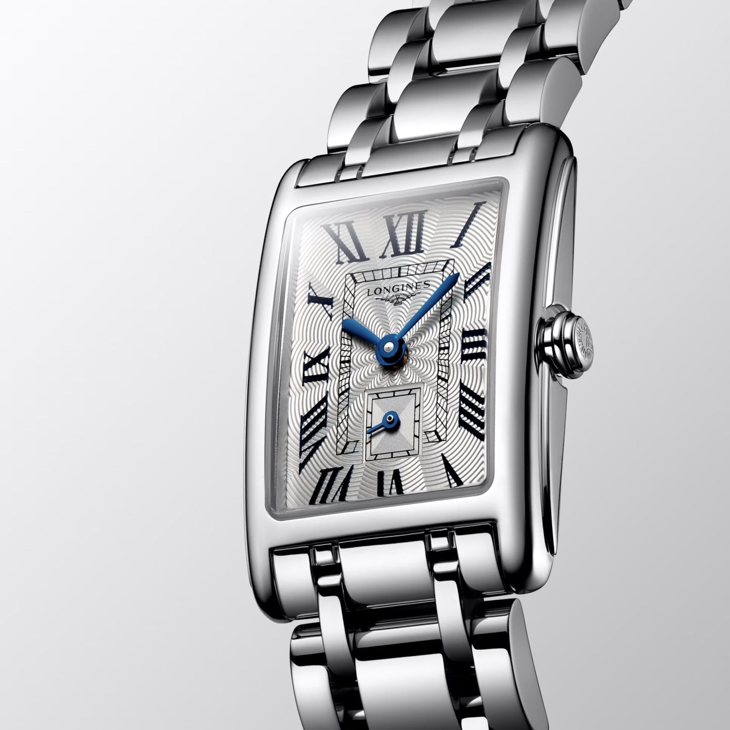 Montre Longines DolceVita 20,80 x 32 mm, acier argenté, quartz L5.255.4.71.6