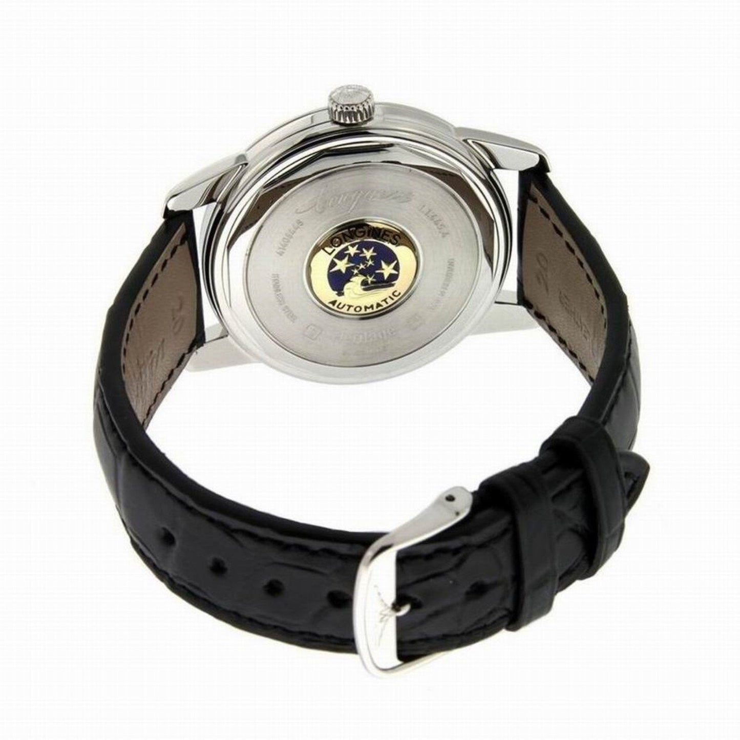 Longines orologio Conquest Heritage 40mm argento automatico acciaio L1.645.4.75.4