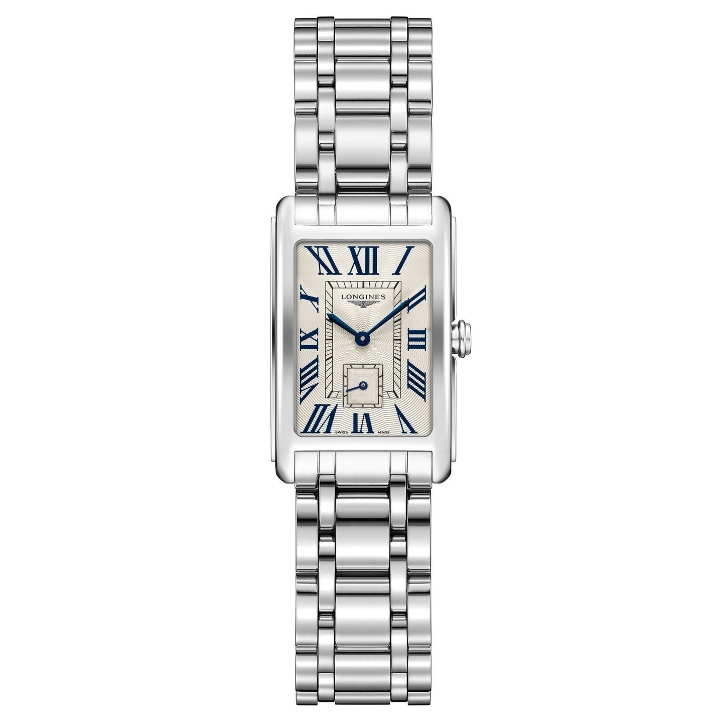 Montre Longines DolceVita 20,80 x 32 mm, acier argenté, quartz L5.255.4.71.6