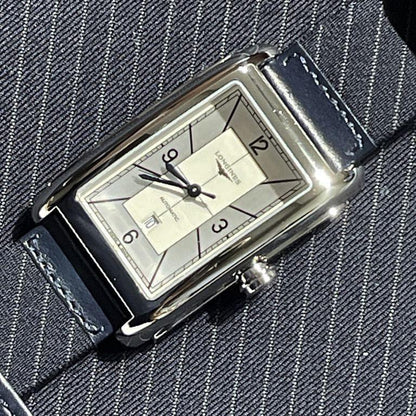 Longines orologio Dolcevita 27x43mm argento automatico acciaio L5.757.4.73.8