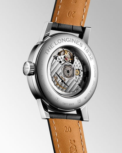 Longines orologio The Longines 1832 40mm nero automatico acciaio L4.827.4.52.0