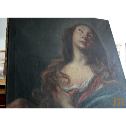 Maddalena penitente, circolo Andrea Vaccaro, fine '600, olio su tela
