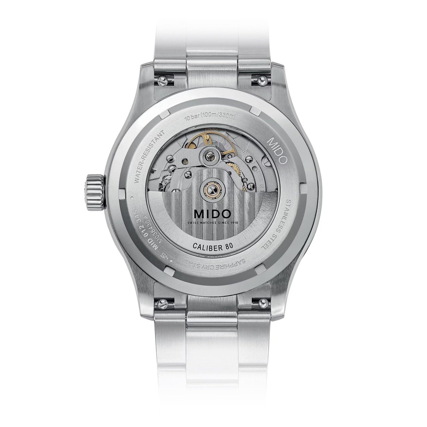 美度 Multifort M Freeze 42mm 绿松石色自动上链钢表 M038.430.11.041.00