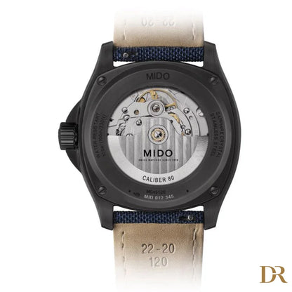 Mido orologio Multifort TV Big Date 39x40mm blu automatico acciaio finitura PVD nero M049.526.37.041.00