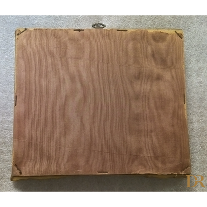 Cornice in legno per quadro xix secolo, design casa naturale