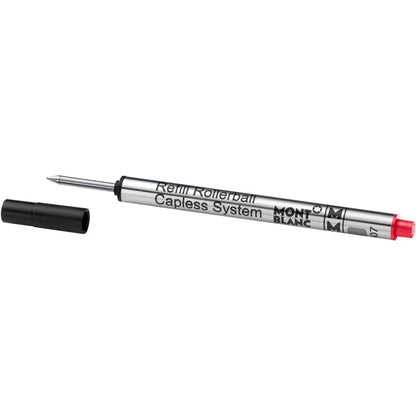 Montblanc 1 支中号红色无帽滚珠笔替芯 Modena，M 尖 124518