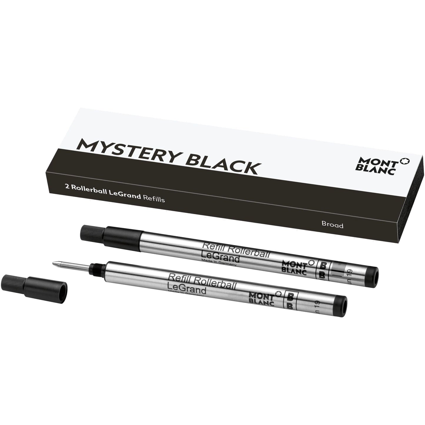 万宝龙 2 LeGrand Broad Mystery Black 走珠笔芯 黑色 128226