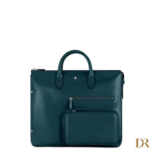 Montblanc borsa 24/7 Soft blu legion 198736