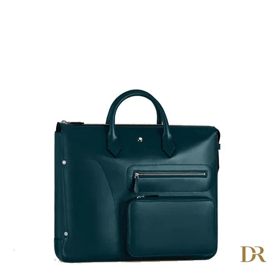 Montblanc borsa 24/7 Soft blu legion 198736