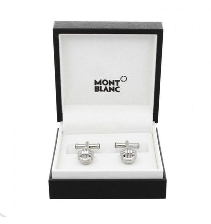 Montblanc gemelli a nodo Sartorial in acciaio 118611