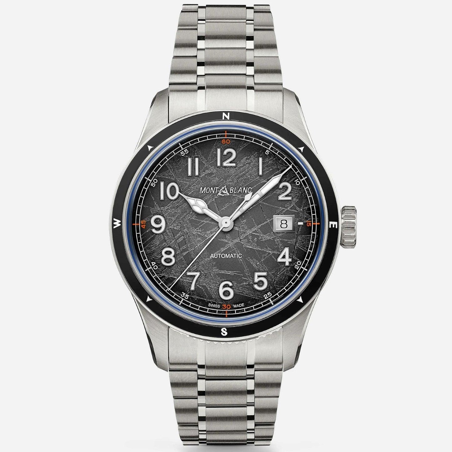 Montblanc orologio Montblanc 1858 Automatic Date 0 Oxygen The 8000  41mm grigio automatico acciaio 130984