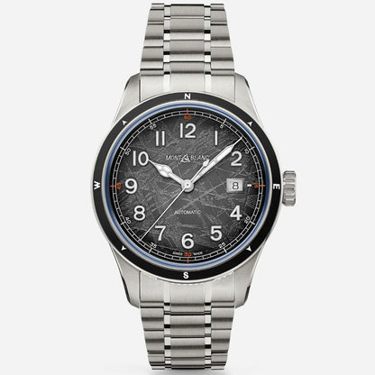 Montblanc orologio Montblanc 1858 Automatic Date 0 Oxygen The 8000  41mm grigio automatico acciaio 130984