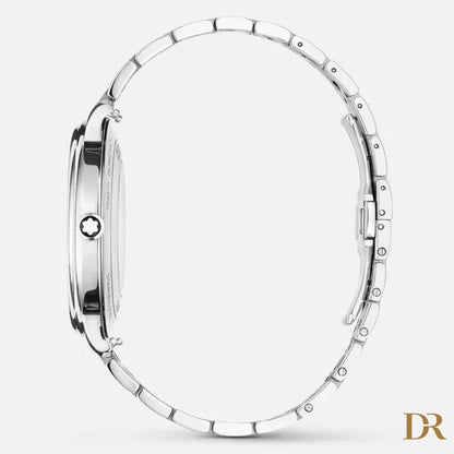 Montblanc orologio Tradition Automatic Date 40 mm grigio automatico acciaio 132433