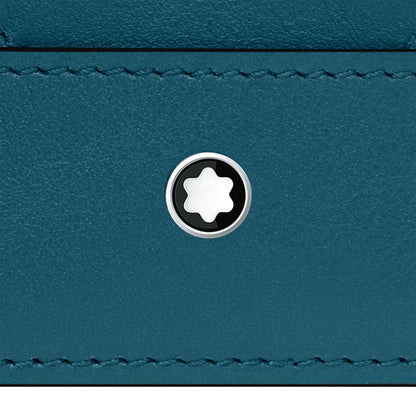 Montblanc porta carte 4 scomparti Meisterstück Selection Soft ottanio 131258